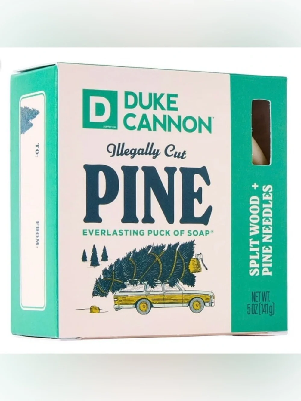 Duke Cannon Supply Co. Men's Holiday Everlasting Puck Soap (you get 2 bars)